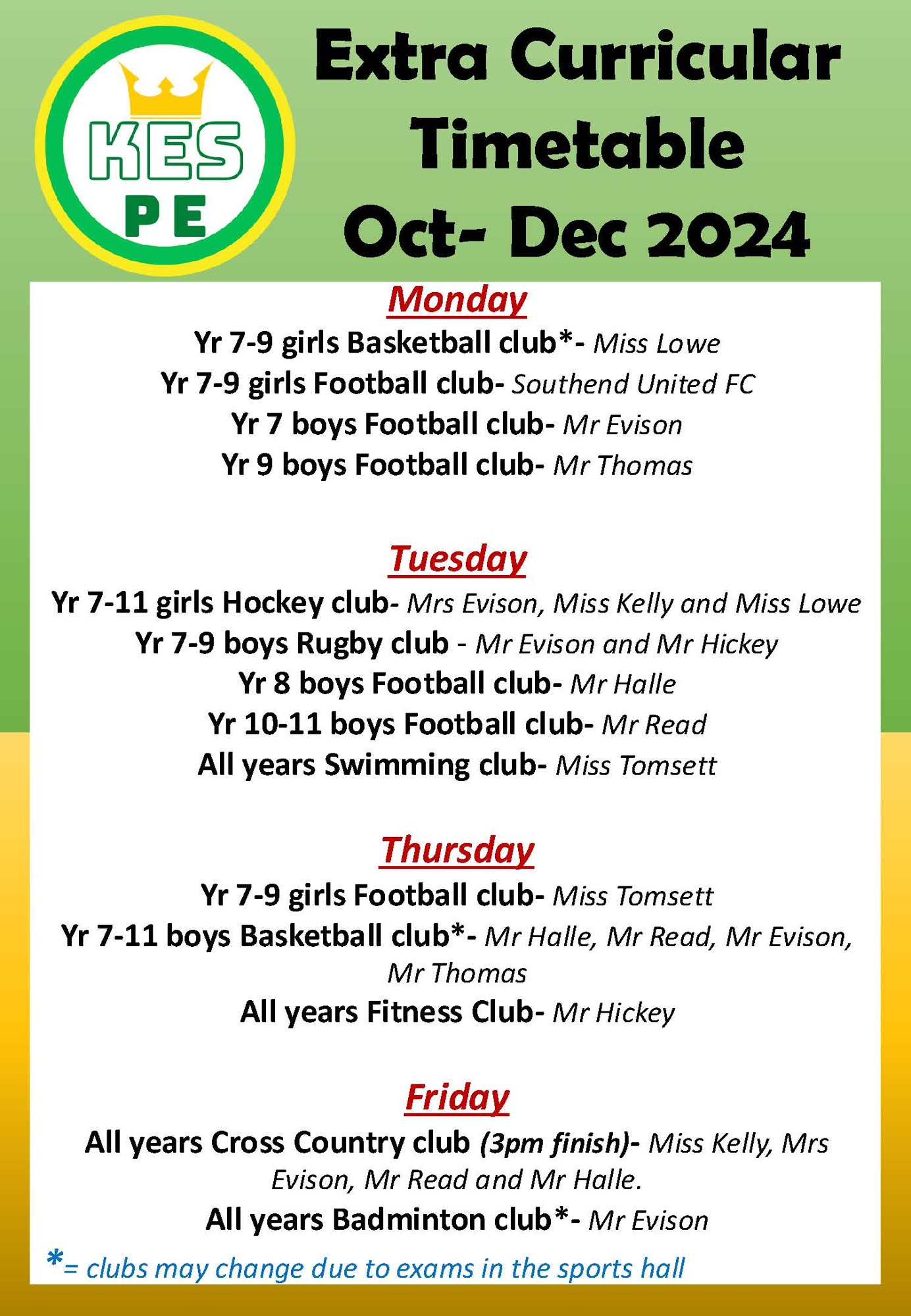 Extracurricular pe clubs oct dec 24 002